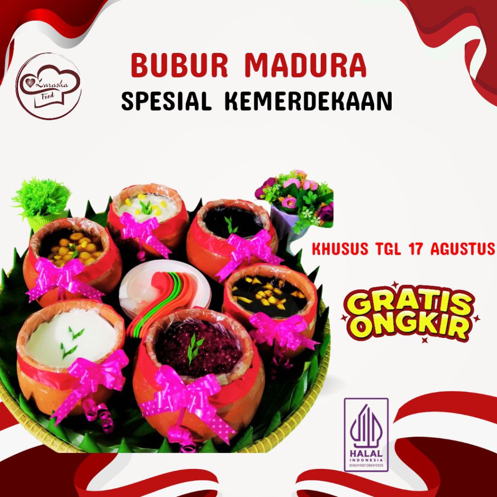 

Paket Bubur Madura/Kue Tradisional/ Aneka bubur / Bubur Madura 15 Porsi
