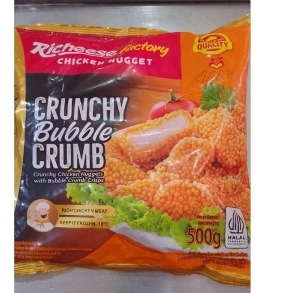 

Richeese crunchy gold bubble crumb 500g