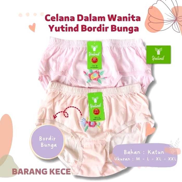 STYLE Celana Dalam Yutind Sablon Bordir |  CD Yutind Motif