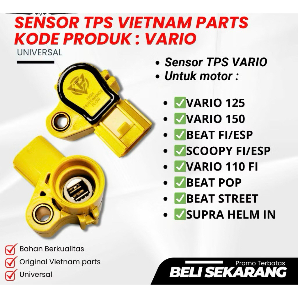 sensor tps vario  beat supra helm in original brt