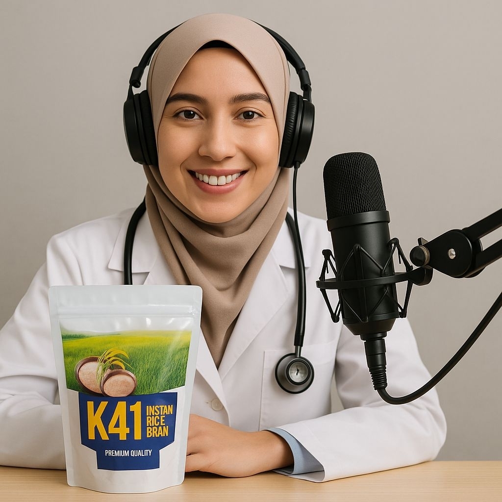 

Sereal Bekatul Beras Merah Siap Saji Diet Fiber