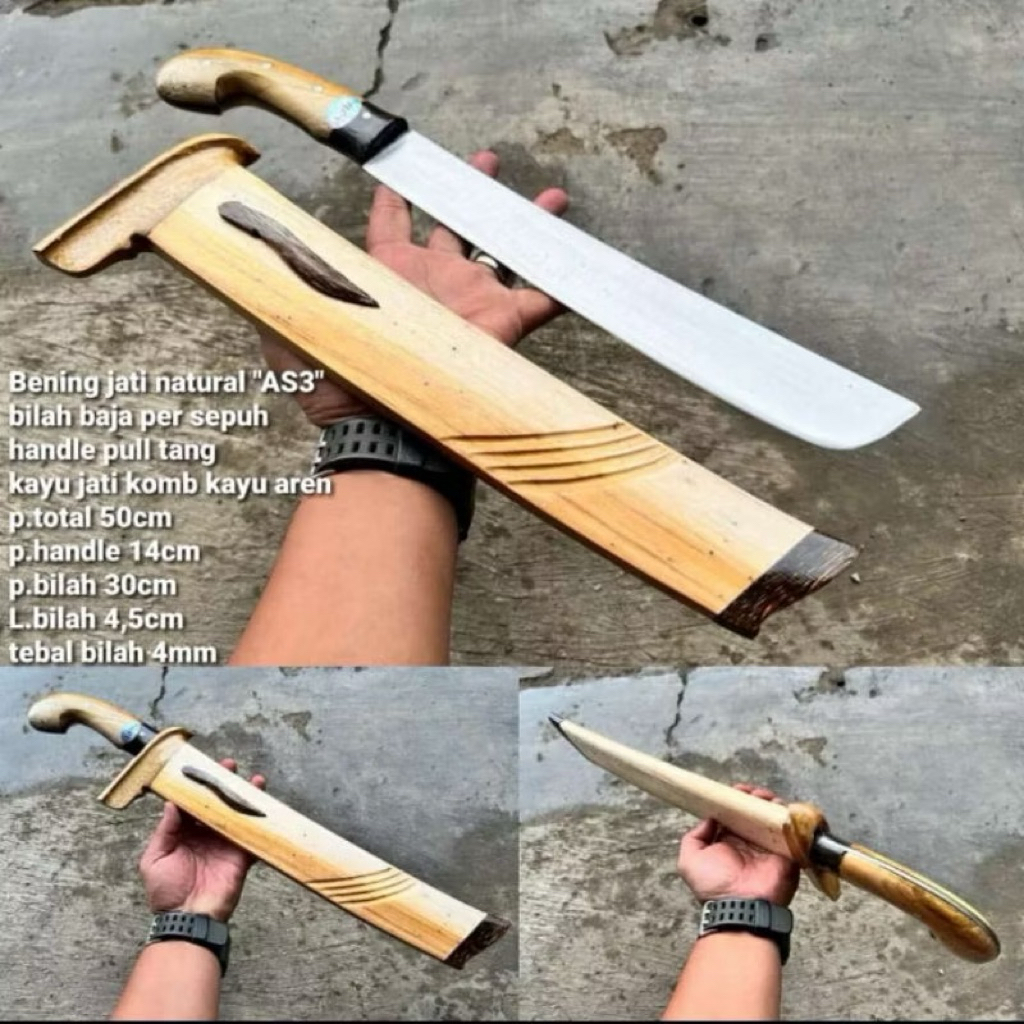 [ G0L0K BAJA HSS ] > G0lok Tebas Bambu Dan Kayu Premium > Bedog Gaplok Alat Kebun