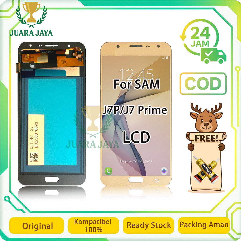 LCD FOR SAMSUNG J7 / J7 PRIME UNIVERSAL FULLSET Touchscreen LCD HP OG TOUCHSCREEN
