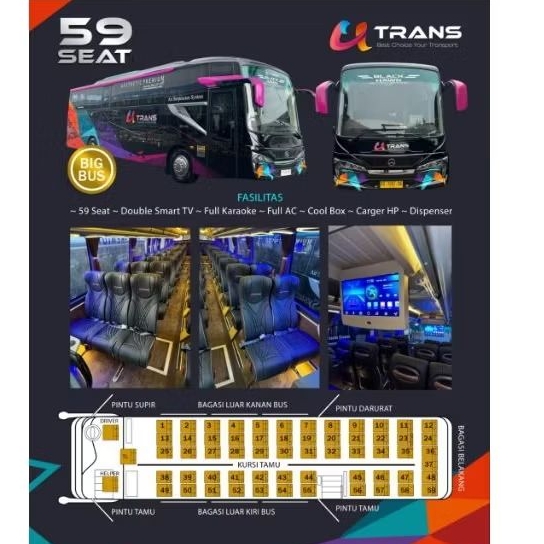 BUS PARIWISATA/SEWA BUS PARIWISATA/PARIWISATA/WISATA/BUS PARIWISATA JAKARTA