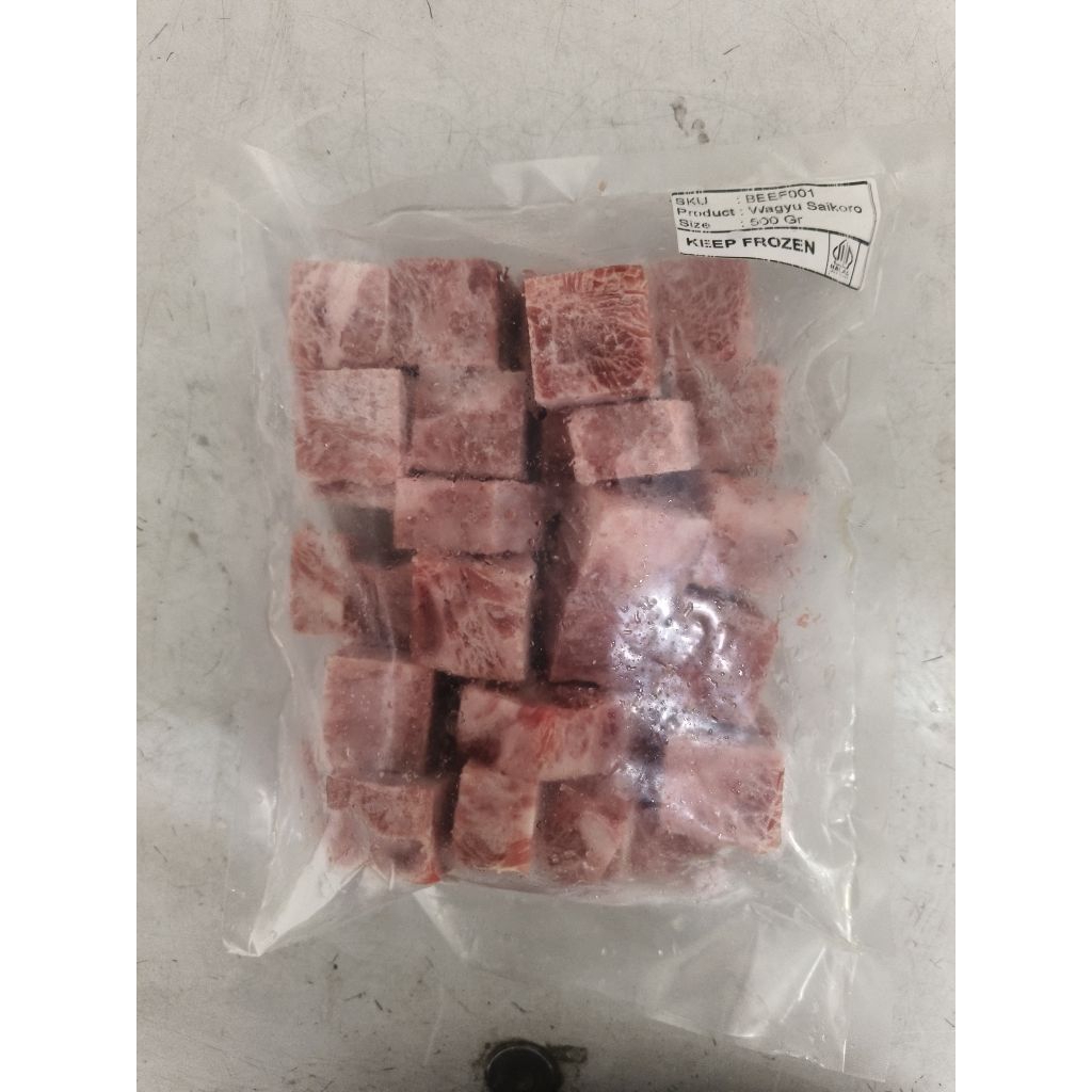 

Wagyu Saikoro Meltique Beef 500gr