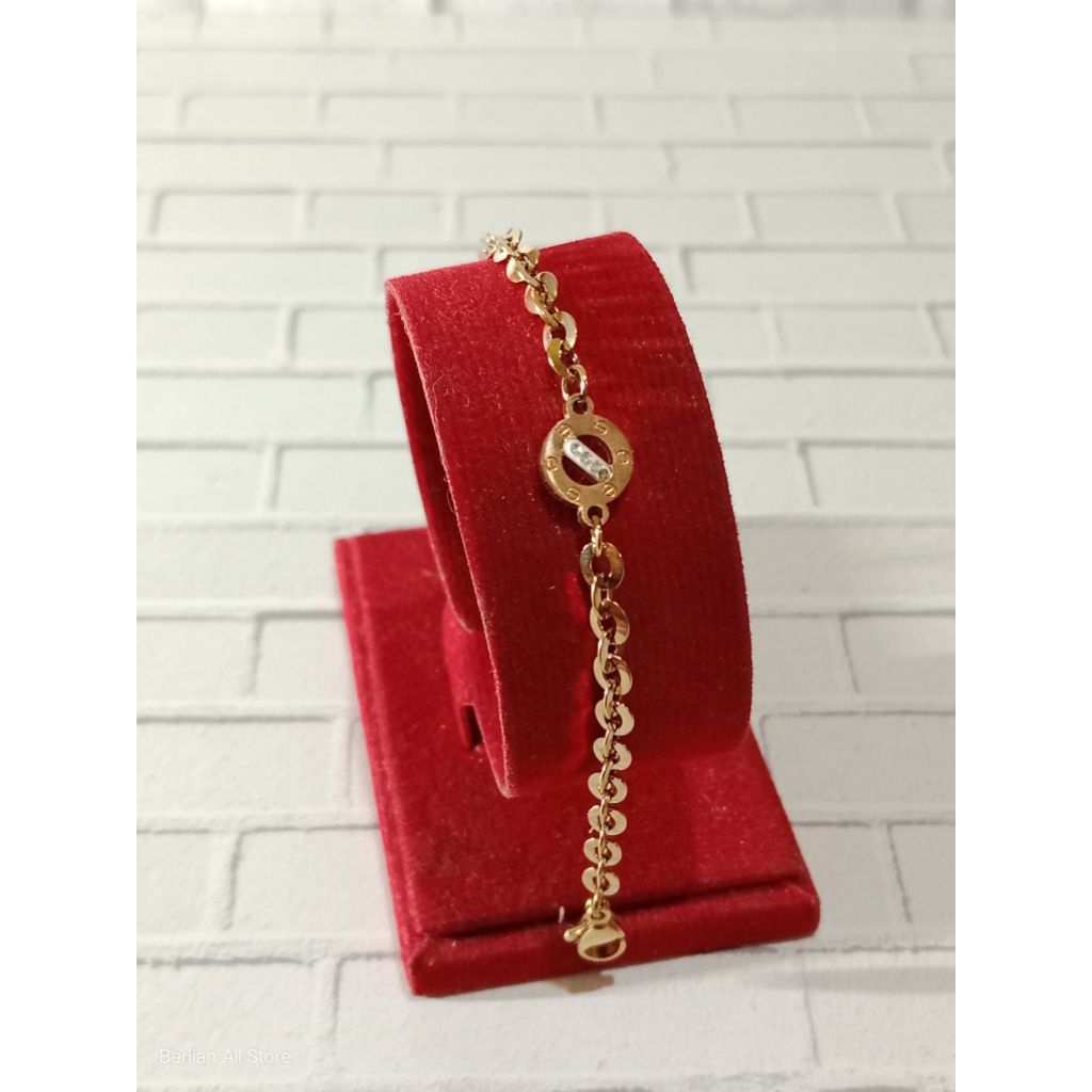 Gelang Titanium Anak Rosegold