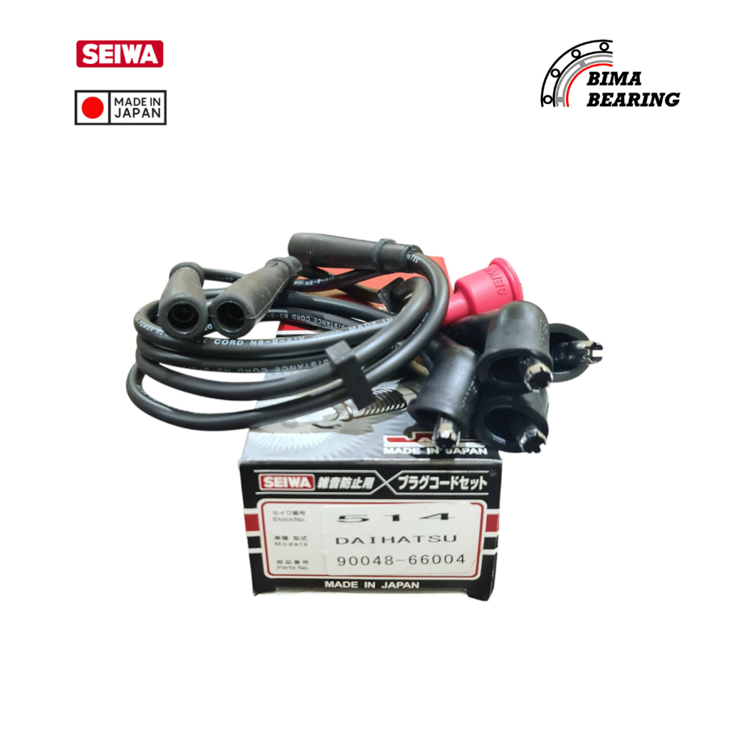 Kabel Busi S75 Hijet Charade G10 1.0 1000 Cc 90048-66004/514 Seiwa JAPAN Ignition Cable Cord Ori