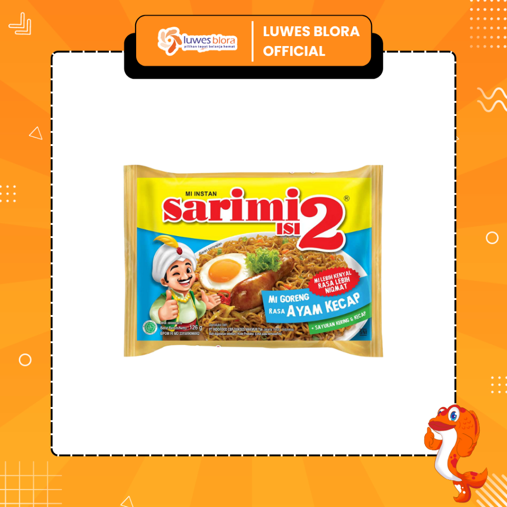 

Sarimi Isi 2 Mie Goreng Ayam Kecap 126gr