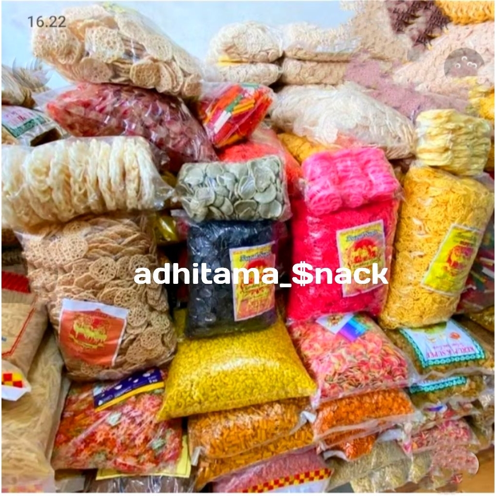 

aneka kerupuk toping bahan seblak serba 5000 termurah