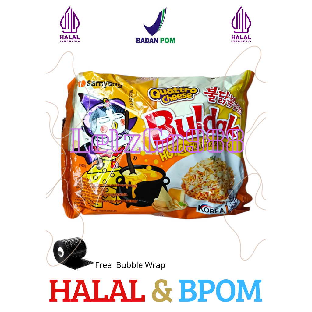 

Mie Samyang Quattro Cheese Hot Chicken Ramen