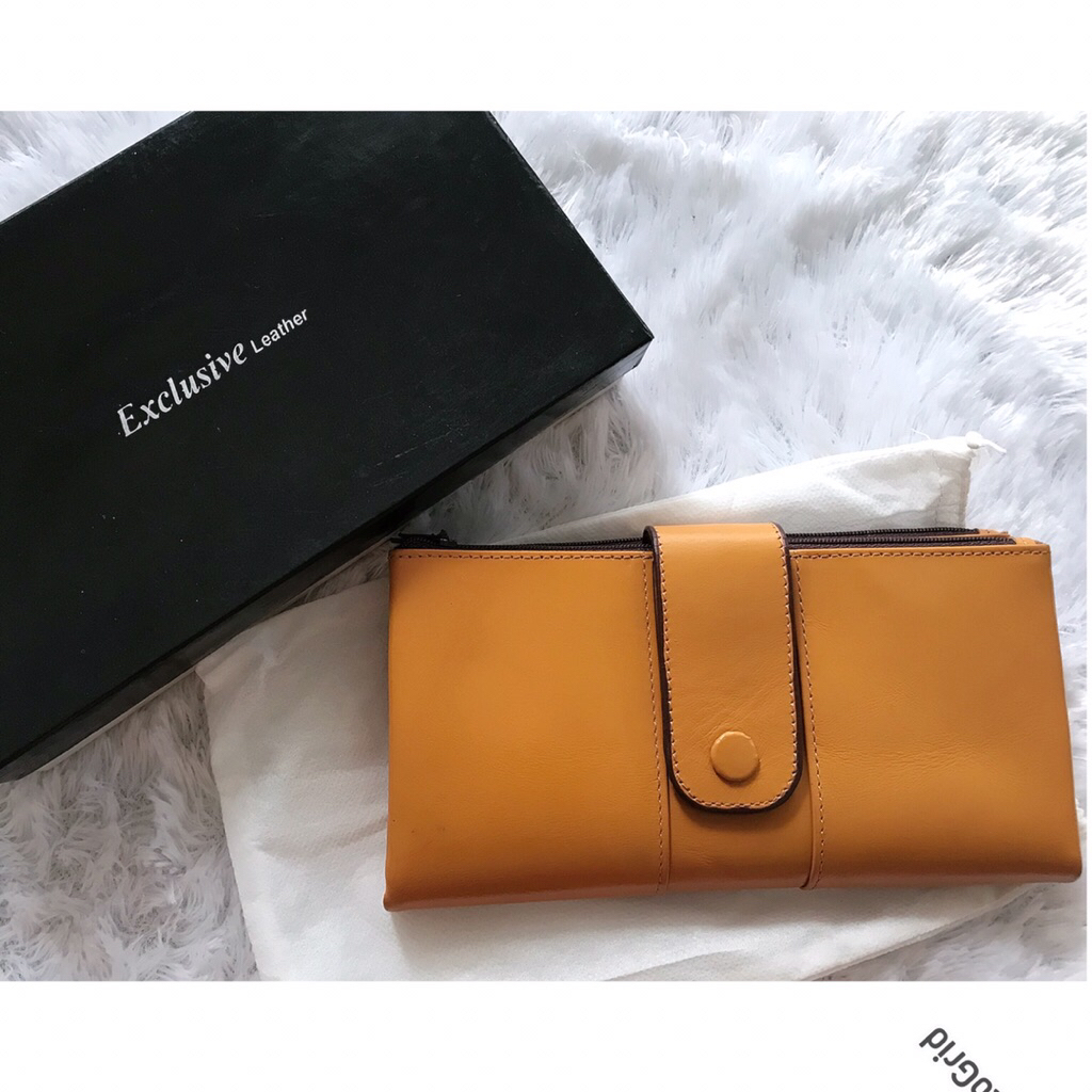 PL Dompet Kulit Panjang Wanita Kulit Asli | kenisya shop