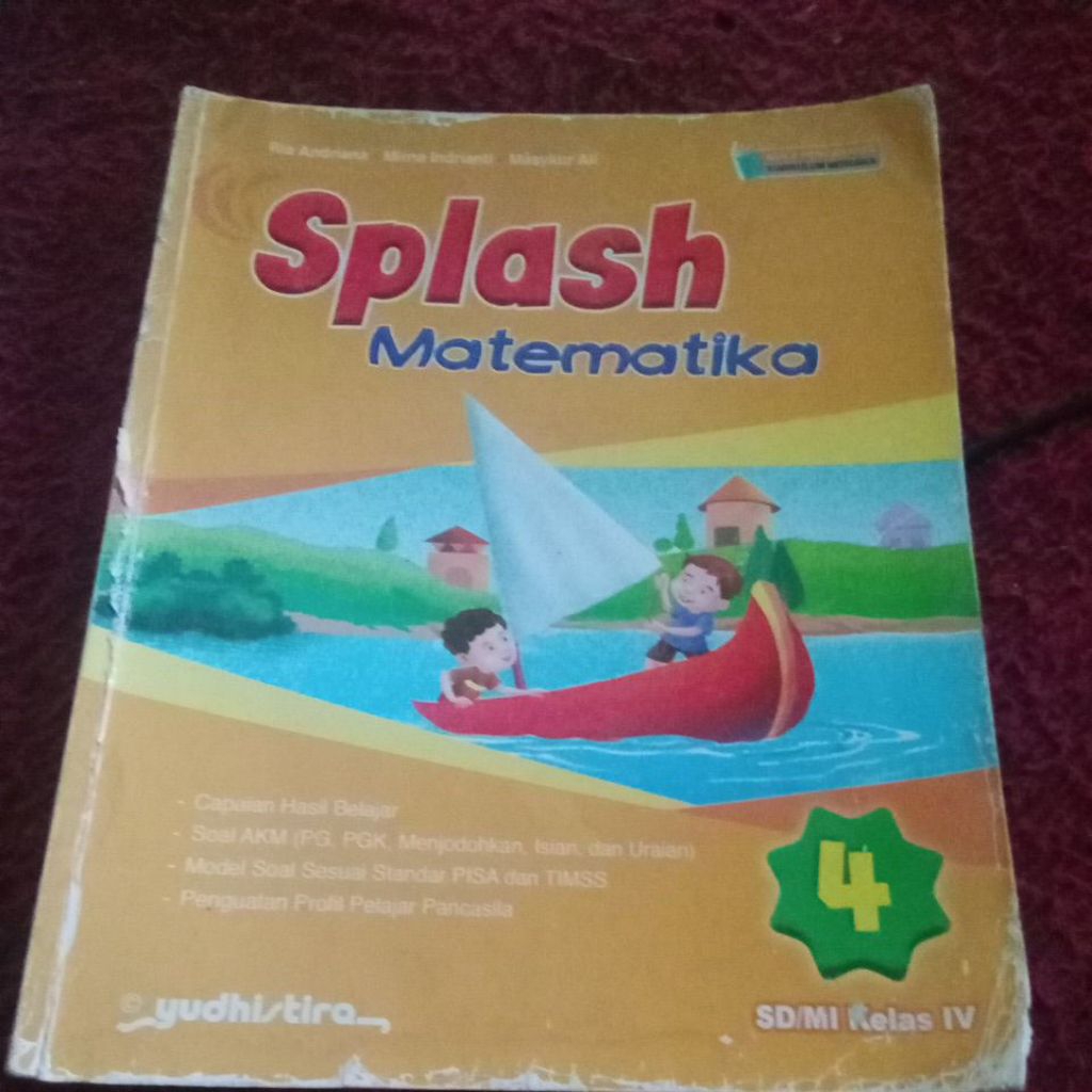 buku Splash matematika kelas 4 SD Yudhitira