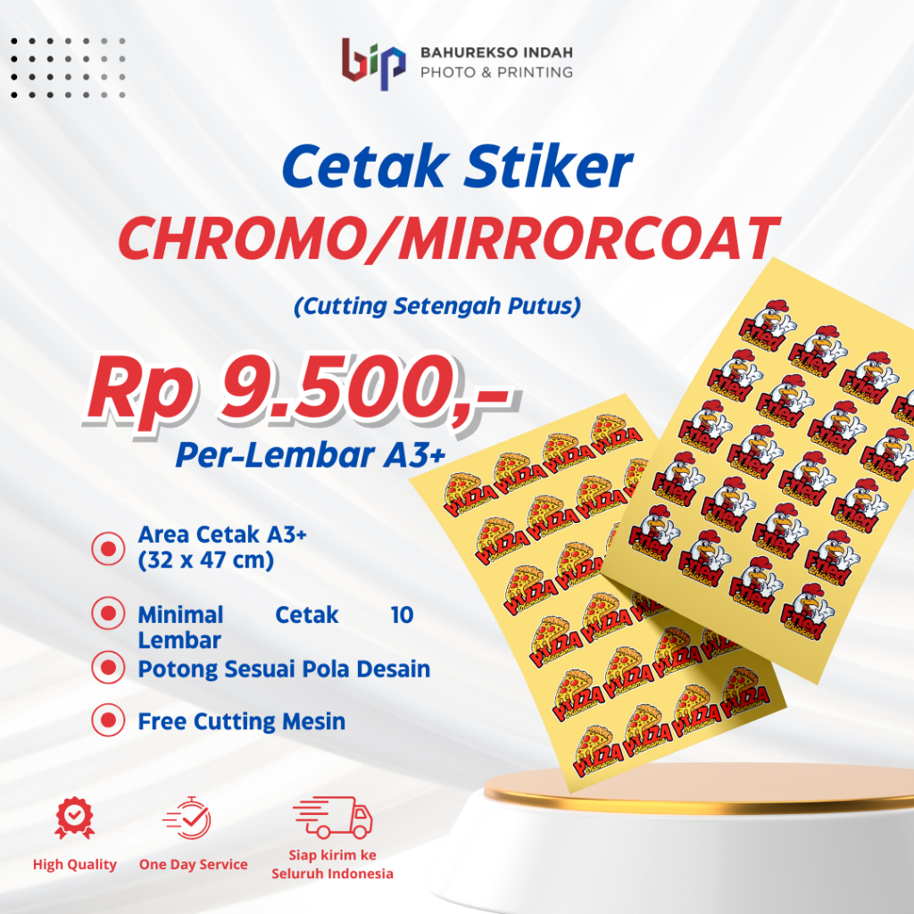 

Cetak Stiker Chromo A3 Murah / Cetak Stiker Label Kemasan Makanan Minuman Online Shop Murah Proses Cepat