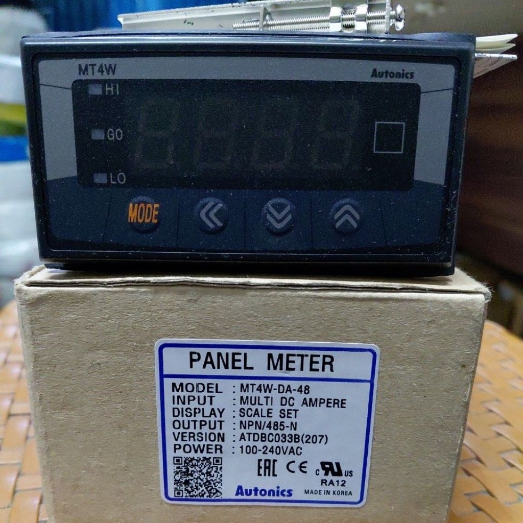 PANEL METER AUTONICS MT4W-DA-48/MT4W-DA-48 AUTONICS ORIGINAL