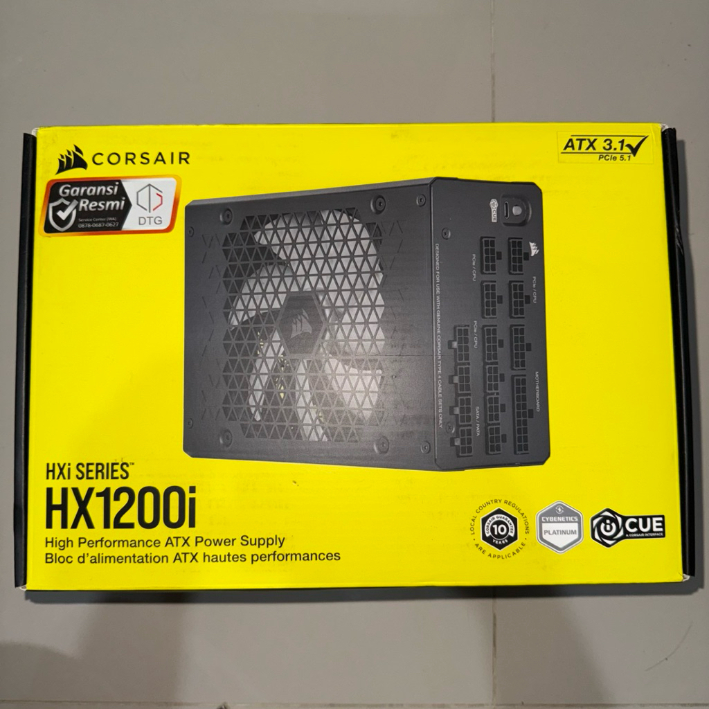 corsair hx1200i 1200w 80plus platinum atx 3.0 atx 3.1 pcie 5.0 pcie 5.1 12vhpwr psu corsair hx 1200i
