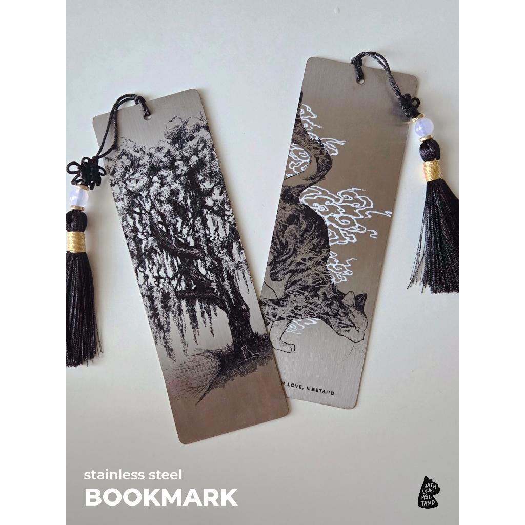 

Stainless Steel Bookmark - With Love, Mbetand