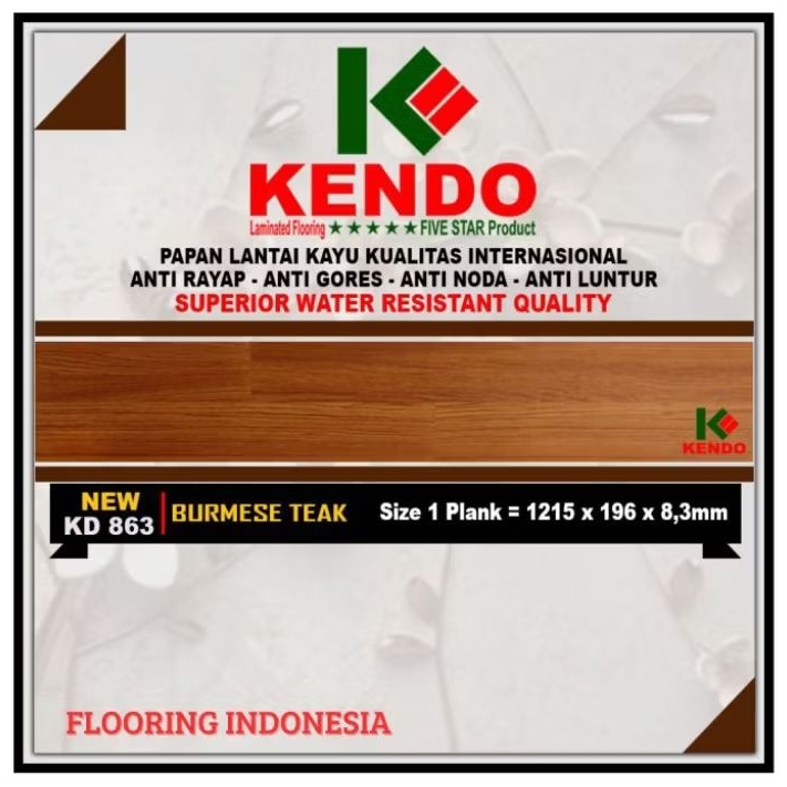 parket Kendo lantai kayu KD863/Box