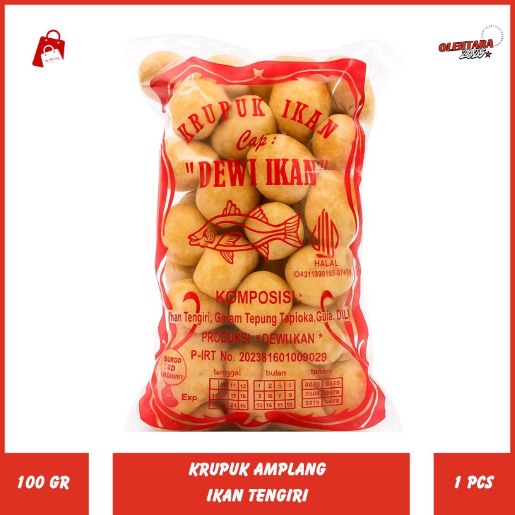 

Kerupuk Amplang Ikan Tenggiri 100 Gram Murah Gurih Renyah