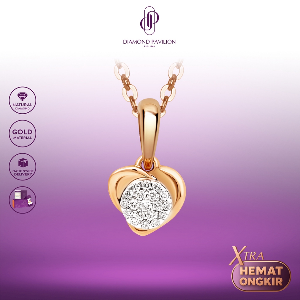 Diamond Pavilion Liontin Berlian Mikia pendant