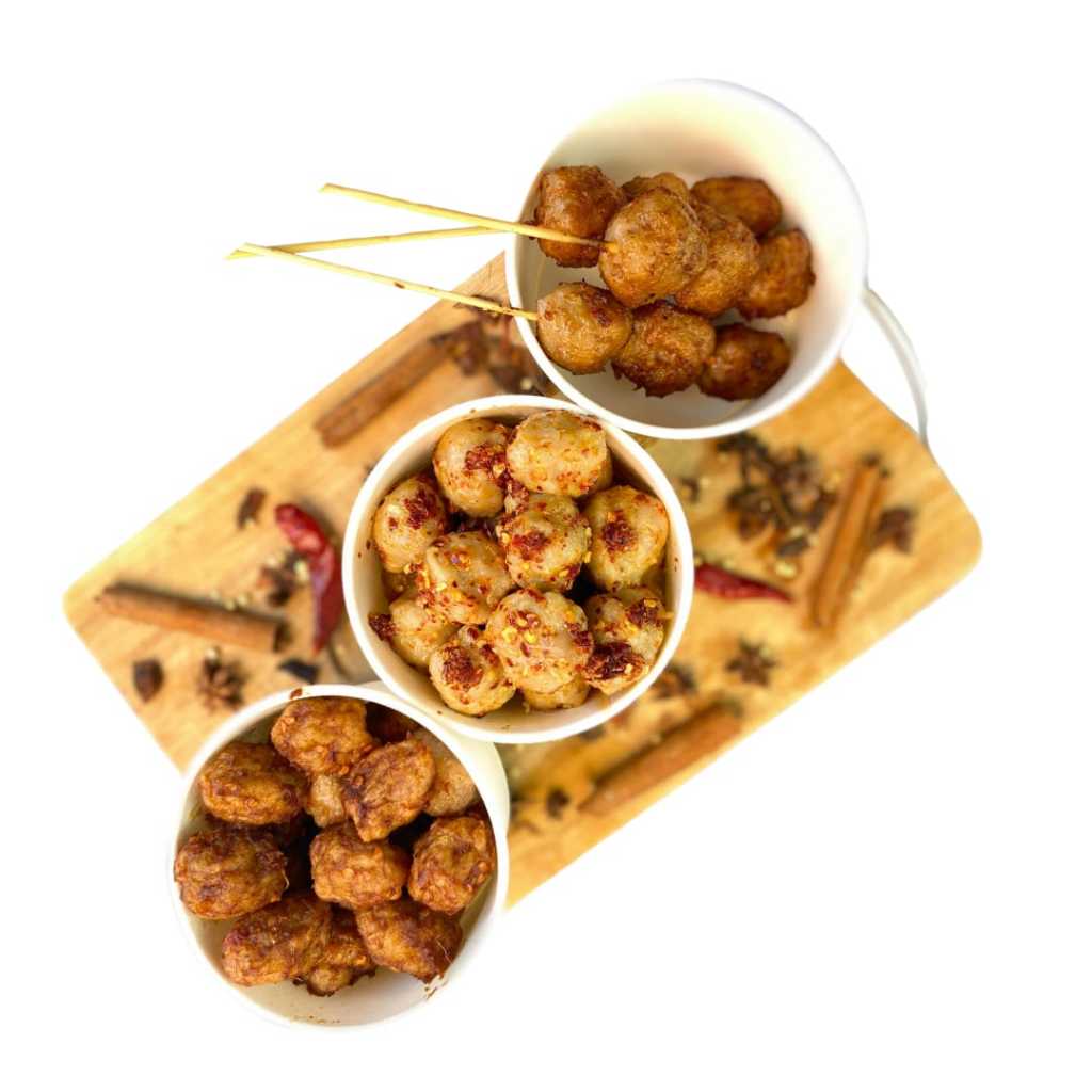 

D’Pentol Aladin Bakso Pentol Frozen Homemade Kenyal Berserat Bisa Goreng Kukus Bakar