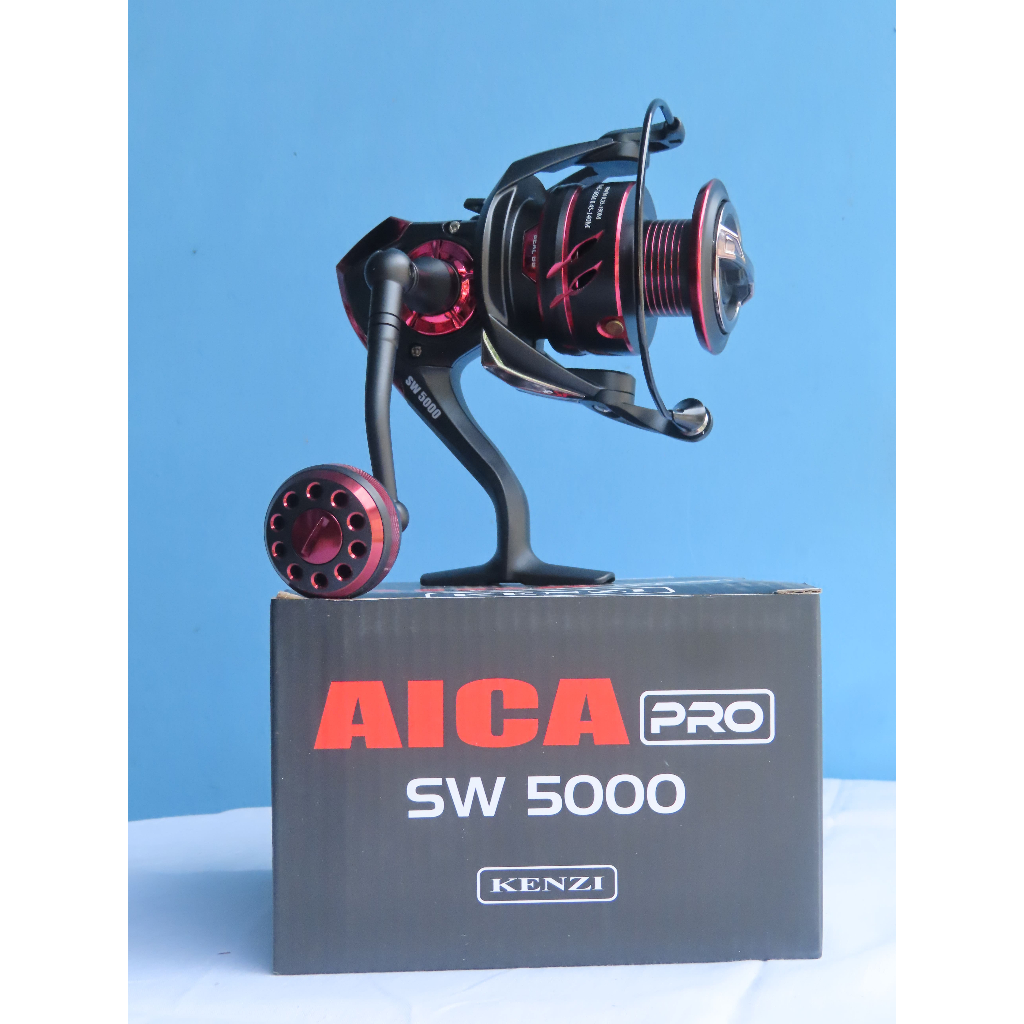REEL SPINNING KENZI AICA PRO SW 5000 Ril Pancing POWER HANDLE