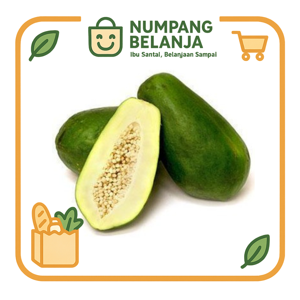 

pepaya muda sayur fresh [1 buah]