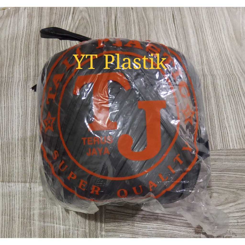

Tali rafia plastik TJ Hitam / Rafia Plastik warna Hitam 1kg