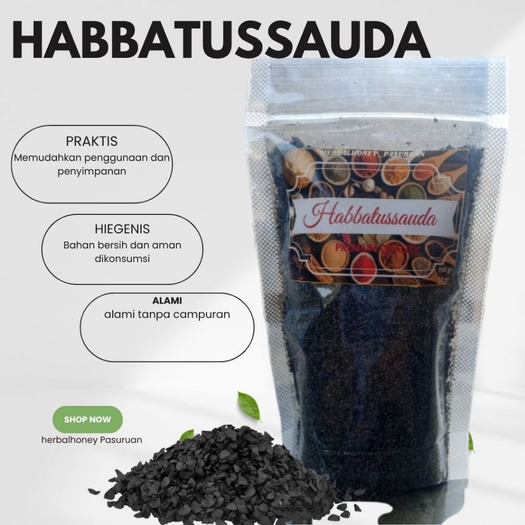 Habbatussauda /Jinten Hitam bubu