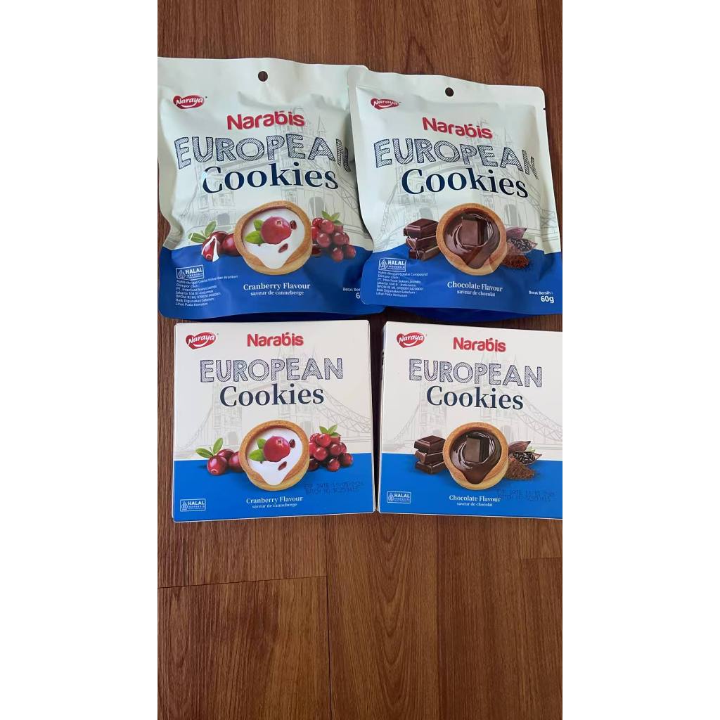 

Naraya European Cookies Malai Cokelat Cranberry Flavour
