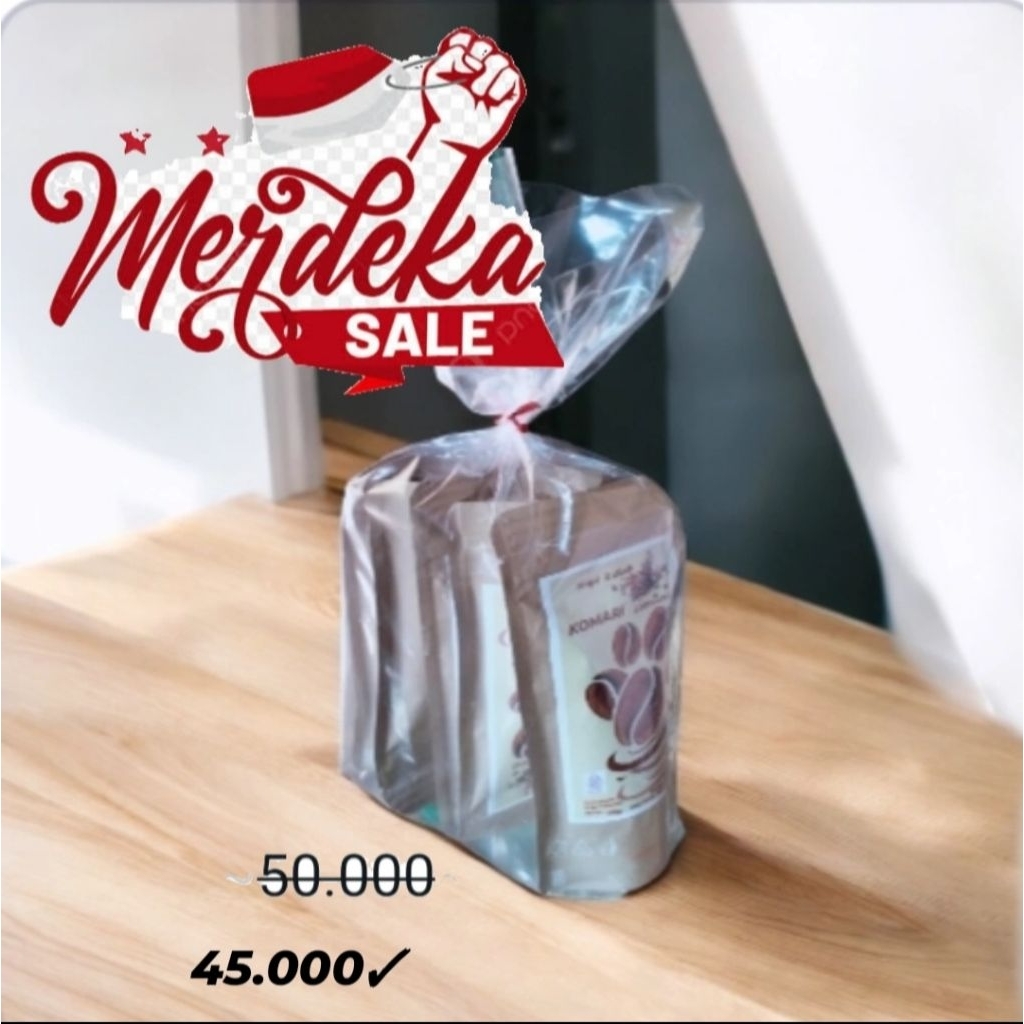 

kopi bubuk Komari / kopi Lampung/kopi robusta perpaket isi 5pcs