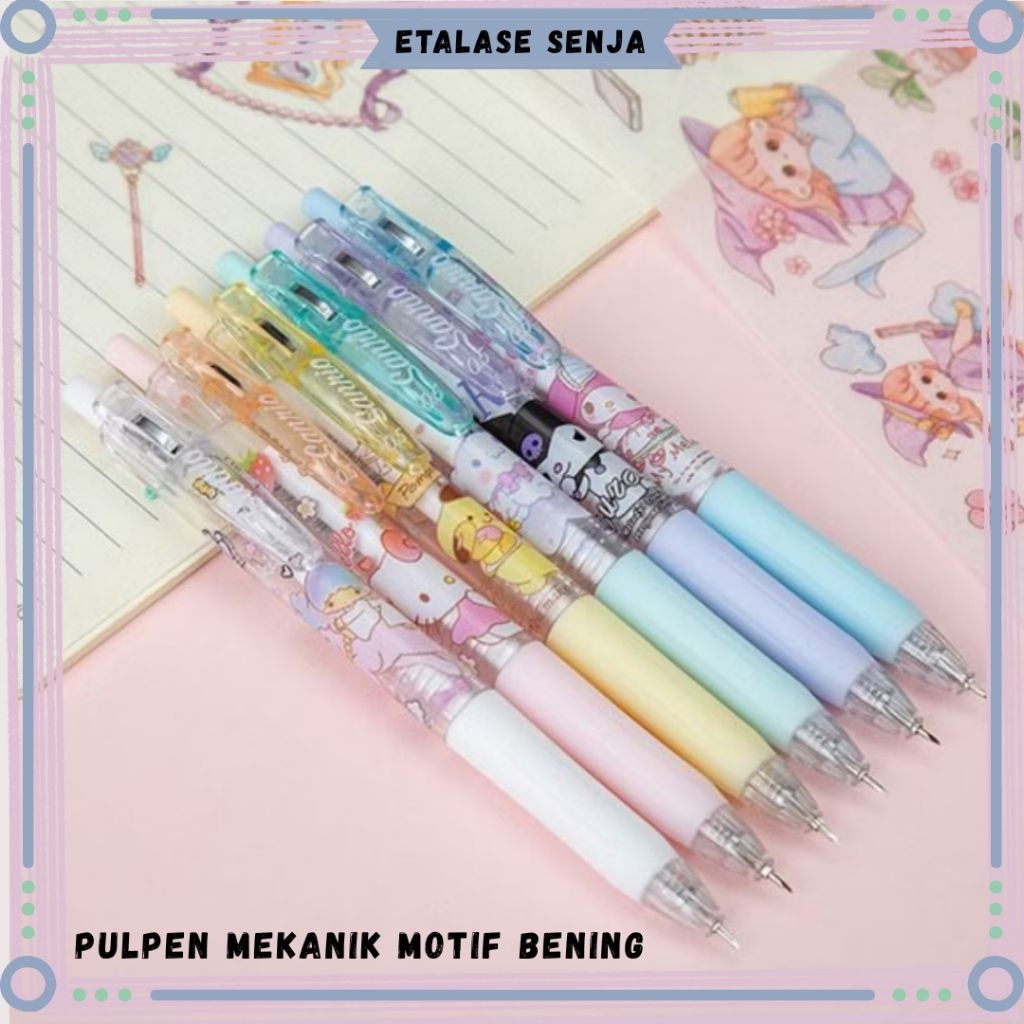 

•SENJA 011140• Pulpen mekanik motif//pulpen mekanik motif sanrio