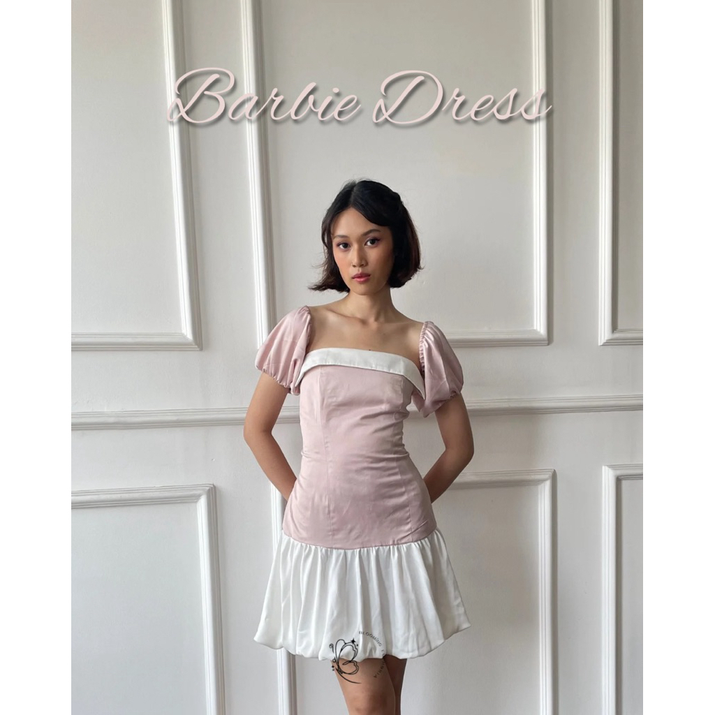 Barbie Drop Waist Dress by Blooming Euphoria