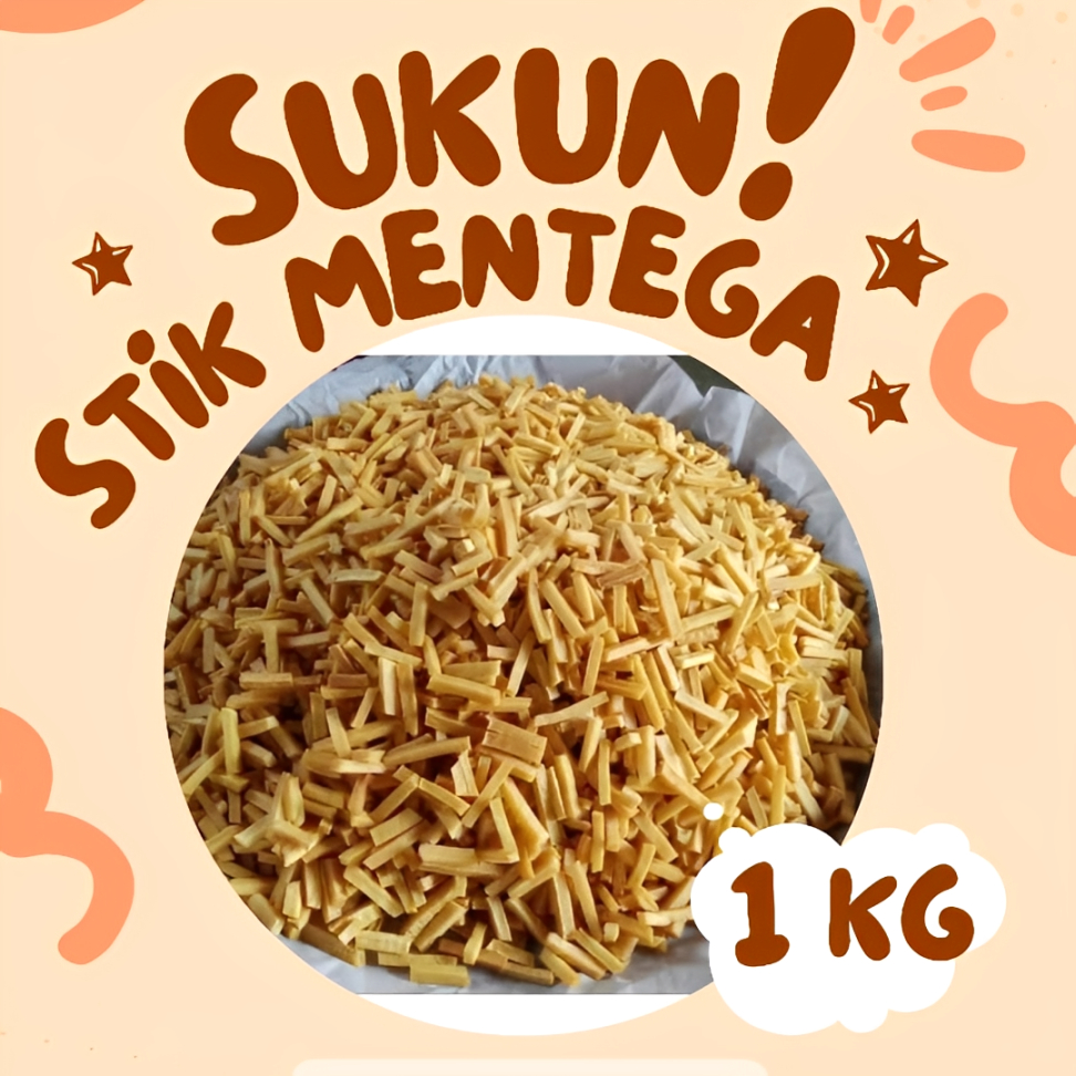 

Stik Sukun Mentega Grade A 1kg Jajanan Snack Cemilan Asin Gurih Enak
