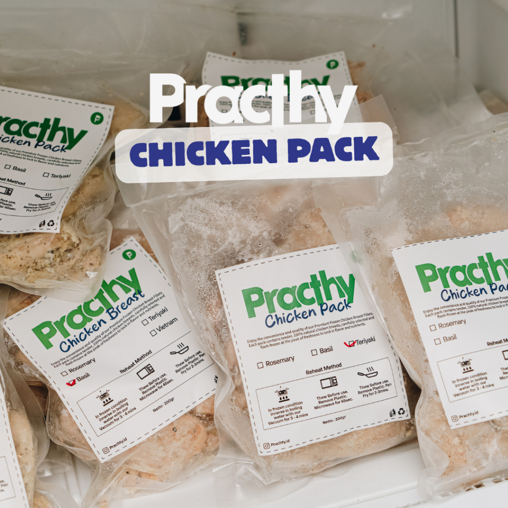 

PRACHTY HEALTHY GRILL CHICKEN PACK READY TO EAT / LAUK FROZEN / AYAM FROZEN DAILY INTAKE 200 GR