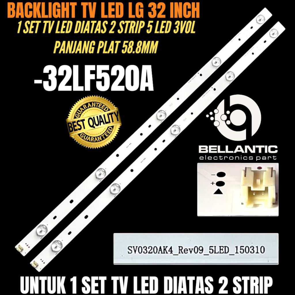 BACKLIGHT TV LED LG 32 INCH 32LF520A BACKLIGHT TV 32 INCH