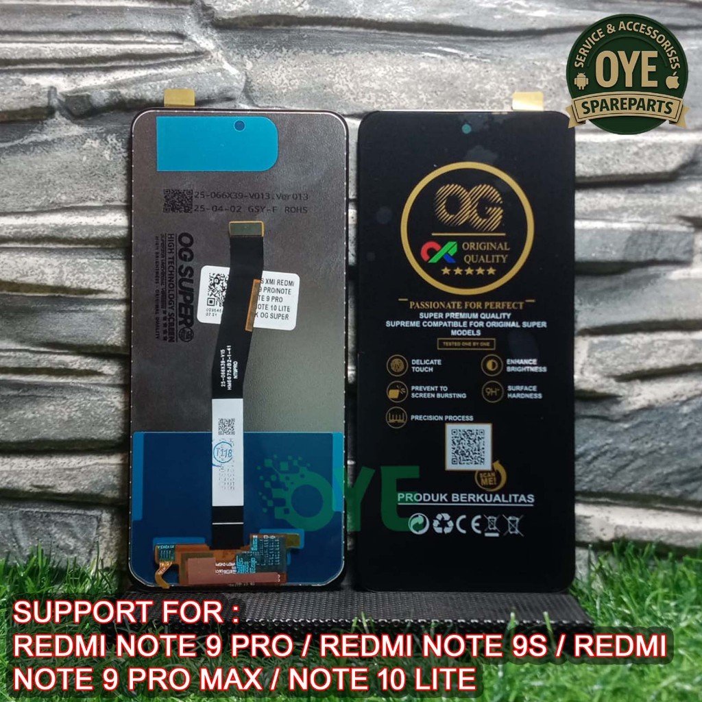 LCD REDMI NOTE 9 PRO / REDMI NOTE 9S / REDMI NOTE 9 PRO MAX / NOTE 10 LITE