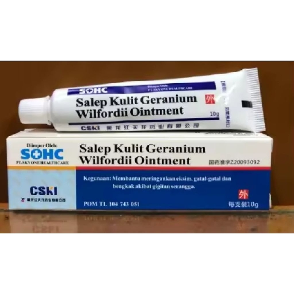 Salep Kulit Geranium Wilfordii Ointment