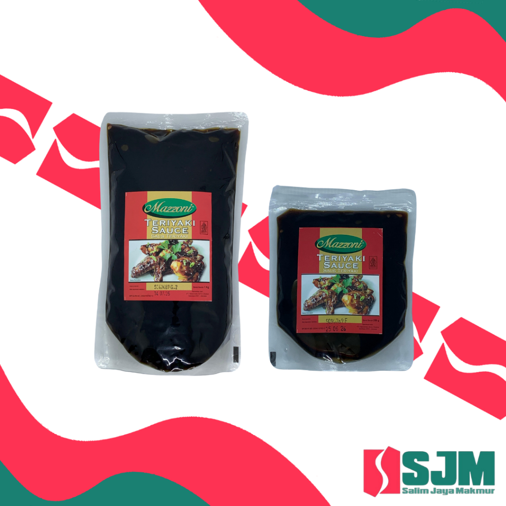 

Mazzoni teriyaki sauce 1 kg & 250 gr - Saus Teriyaki Jepang