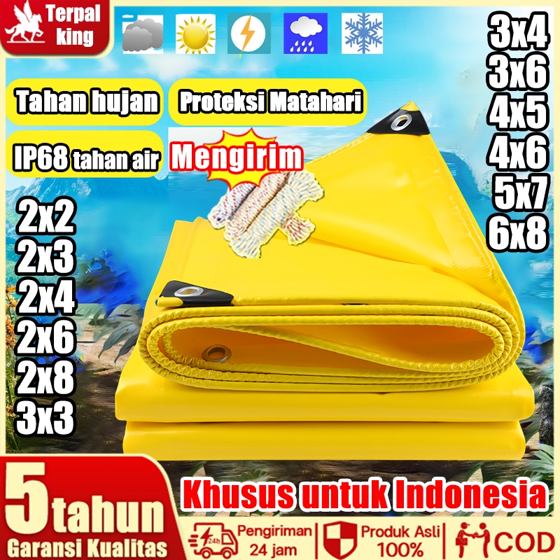 terpal tenda terpal 2x2/2x3/2x4/2x5/2x6/2x8/3x1/3x3/3x4/3x6/4x5/4x6/5x7/6x8 terpal anti air dan pana