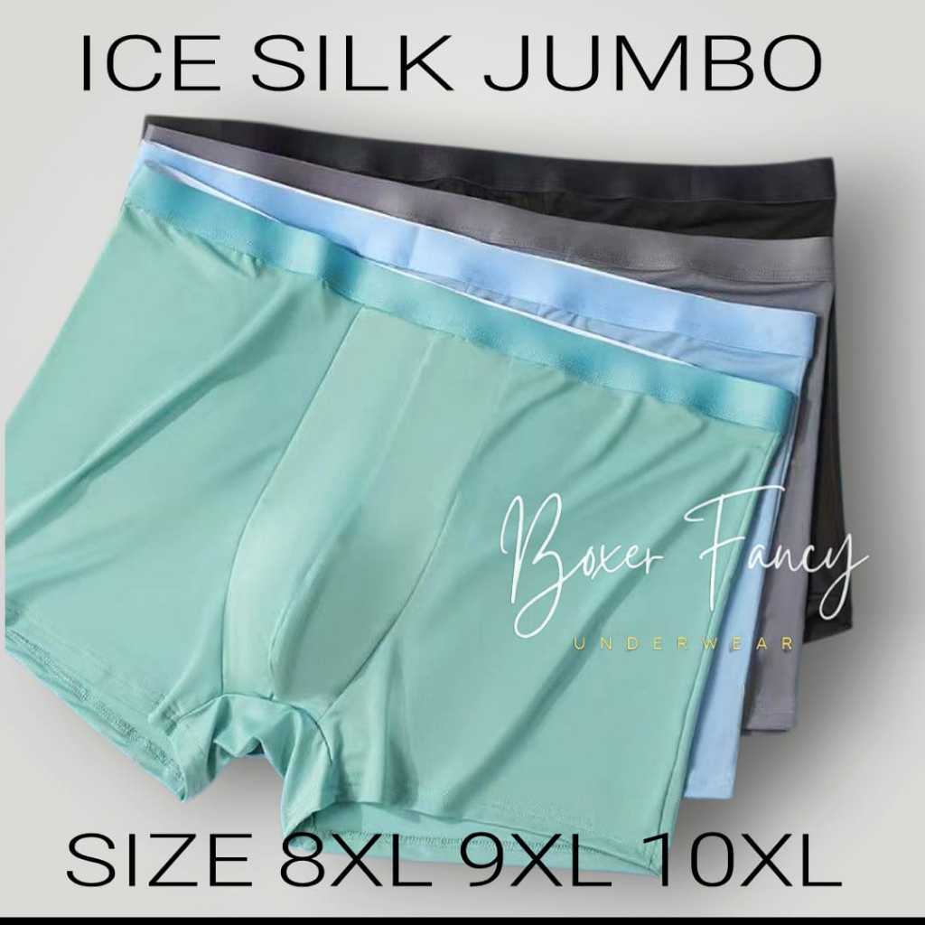 Boxer Jumbo - Celana Dalam Pria - Boxer Pria Jumbo Seamless Dewasa 8XL 9XL 10XL Premium 3366