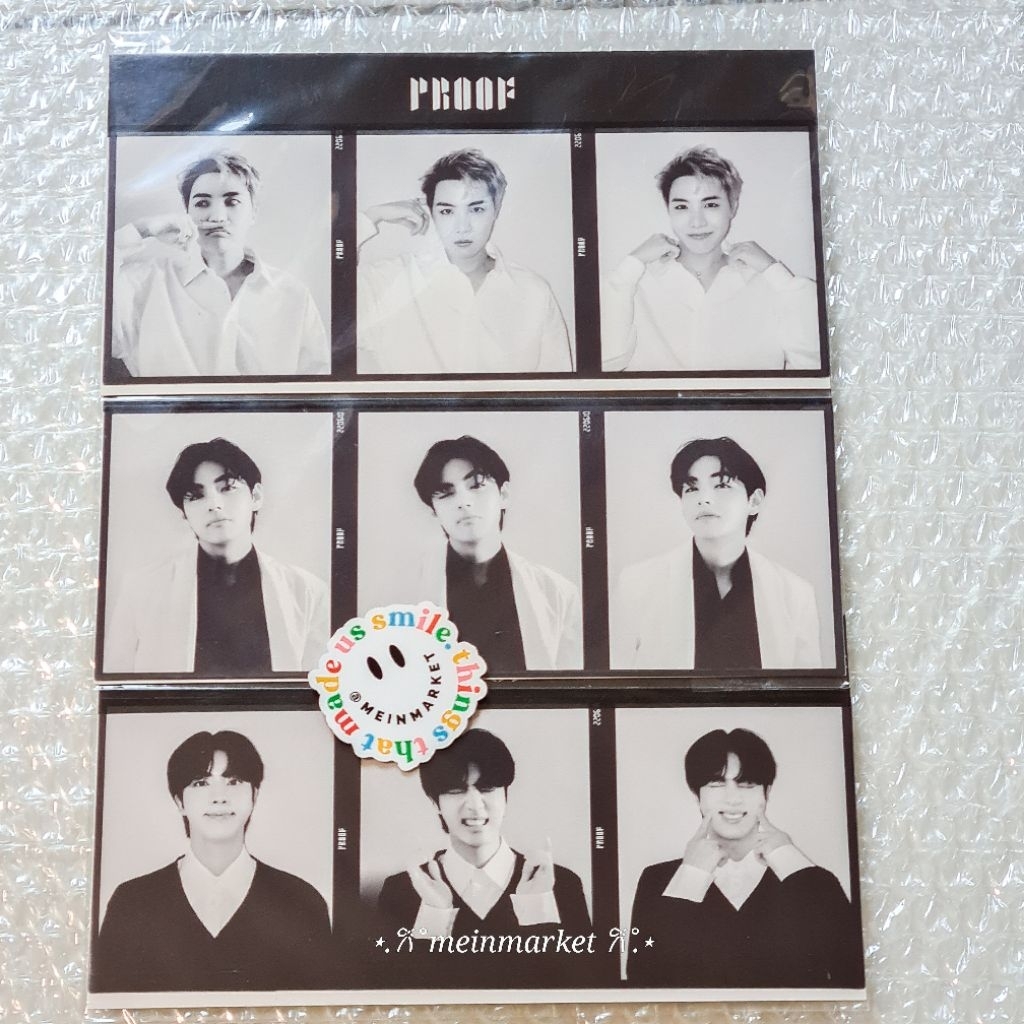 Official BTS Proof Standar POB Benefit Gift Weverse Standard Film PC Photocard Postcard Stip FilmStr
