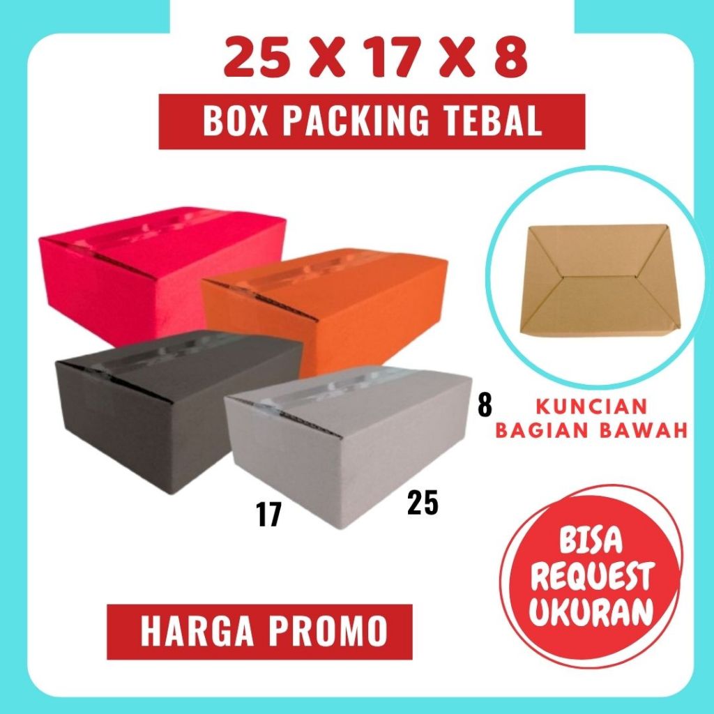 

Box 25x17x8 A0 / Kardus 25x17x8 A0 Packing Karton / Dus 25x17x8 A0 Kotak Botol Kemasan Diva Box