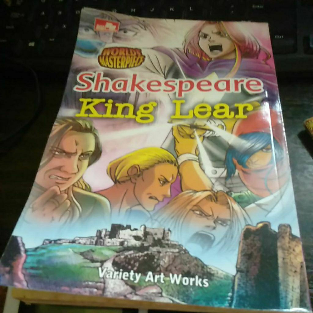 komik Shakespeare king lear