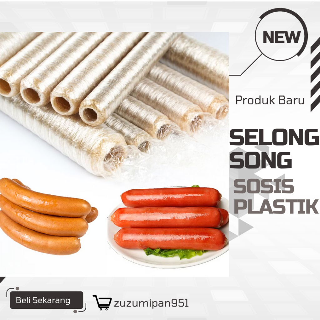 

Casing Sosis Kolagen, Selulosa & Polyamide – Edible, Halal, Food Grade