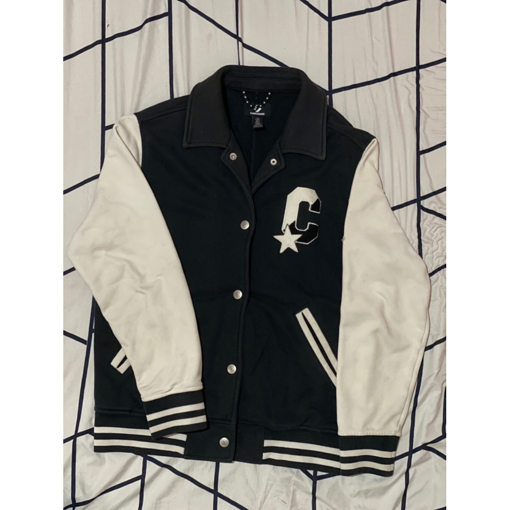 Varsity Converse Black And White Second