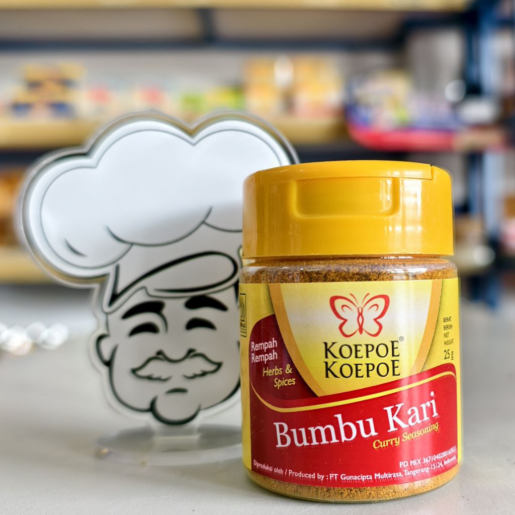 

Koepoe Bubuk Kare 25Gr / Kare Powder 25Gr / Bubuk Kari Koepoe Koepoe / Bumbu Bubuk Kare / Koepoe Curry Powder