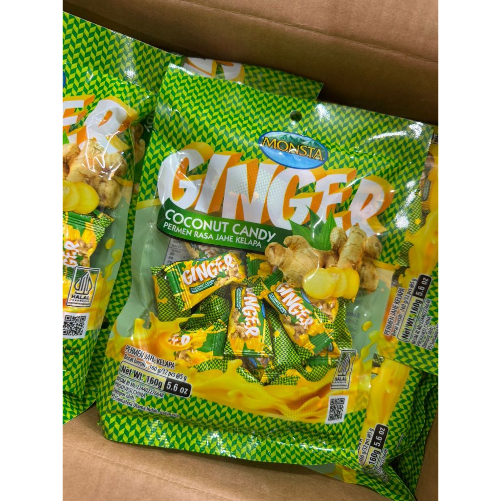 

Permen Ginger Coconut Candy / Permen Jahe Kelapa 160Gr