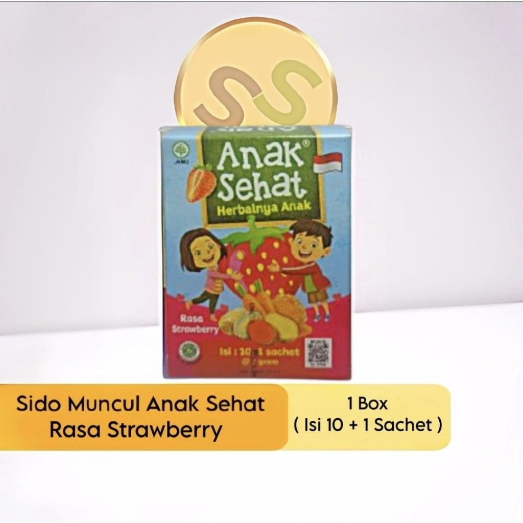 

SIDO MUNCUL ANAK SEHAT RASA STRAWBERRY ISI 10+1 SACHET