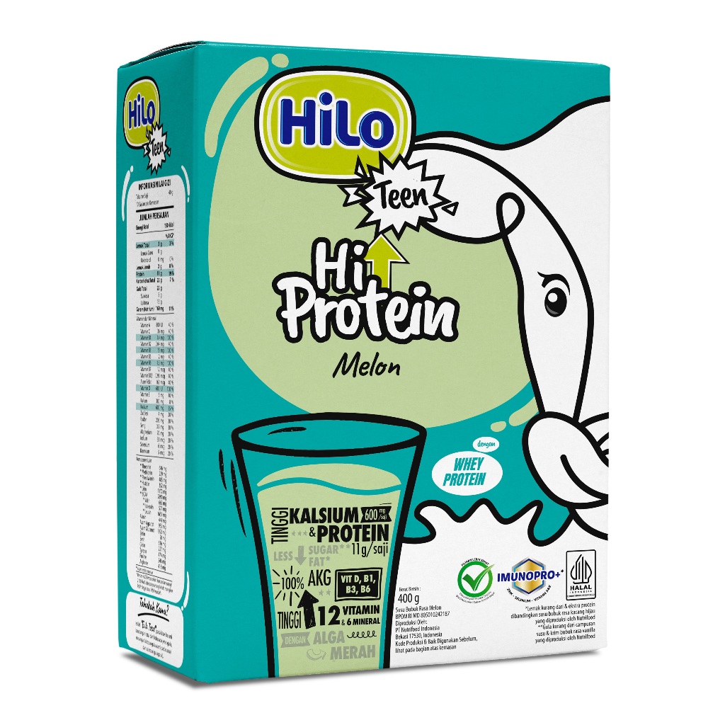 

Hilo Teen Milk Kotak Melon 400Gr