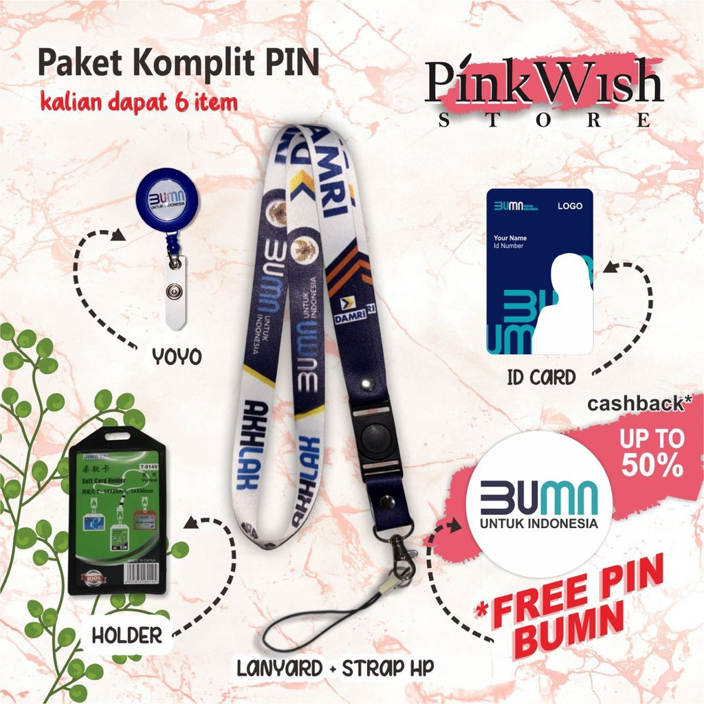 

Lanyard DAMRI / Tali idcard DAMRI [Ready stock] Termurah